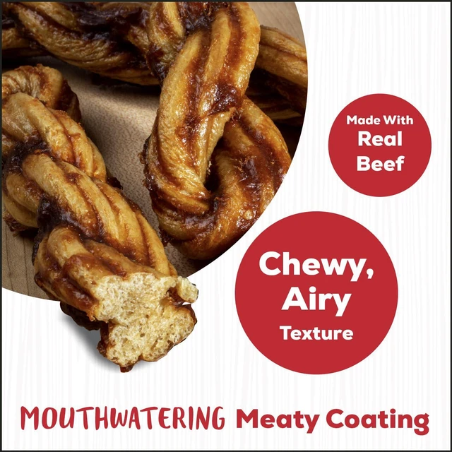 Alt view image 4 of 7 - Country Kitchen Rawhide Free Beef Twists Dog Chews, 3 Count