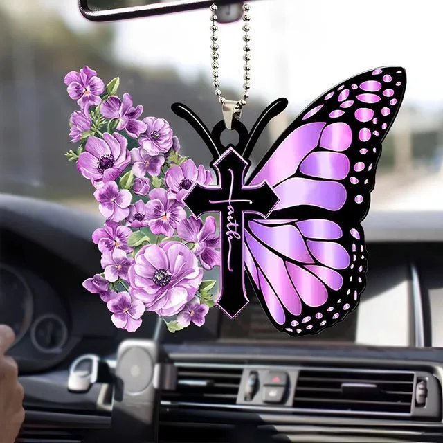 Alt view image 4 of 6 - Butterfly Car Hanging Ornament Charm Home Decoration Keepsake