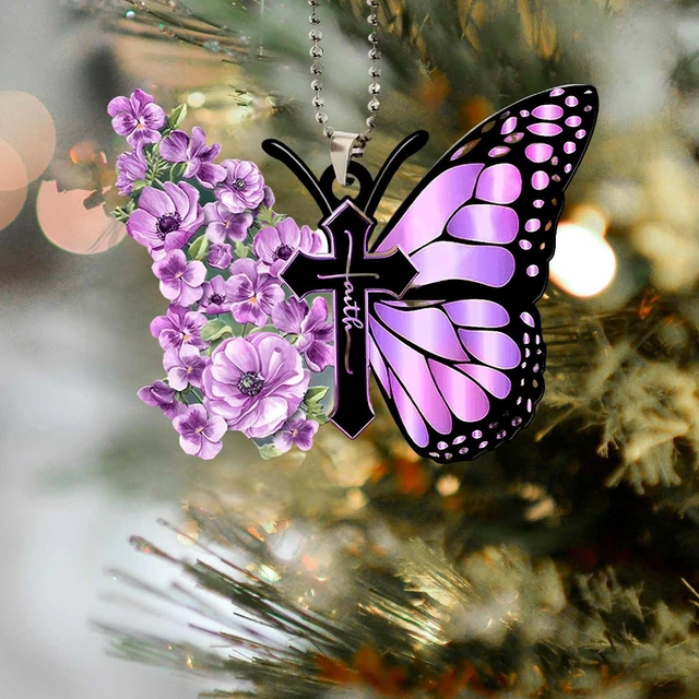 Alt view image 6 of 6 - Butterfly Car Hanging Ornament Charm Home Decoration Keepsake