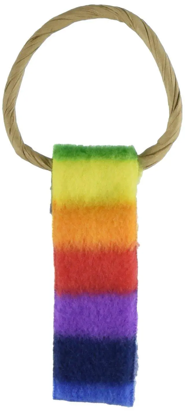 Alt view image 3 of 5 - Cat Dancer Products Cat Chaser with Colorful Fleece, Interactive Toy for Exercise (Pack of 6), 4x1.5x1Inches