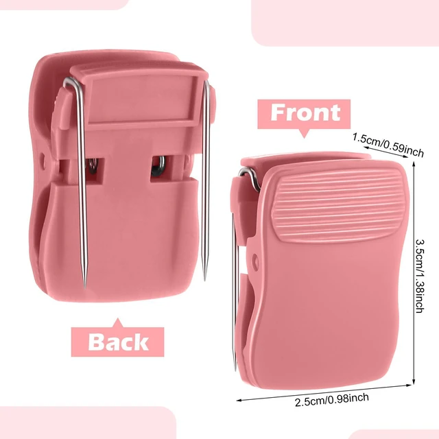 Alt view image 2 of 6 - Chiisong Cubicle Clips for Fabric Walls, 15Pcs, Pink