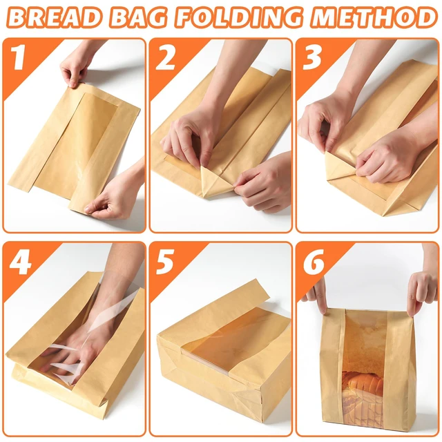 Alt view image 4 of 6 - 50Pcs Homemade Sourdough Bread Bags, 50% Thicker with Window
