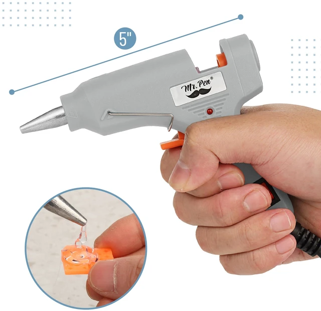 Alt view image 3 of 7 - Mr. Pen Mini Hot Glue Gun and Sticks Set