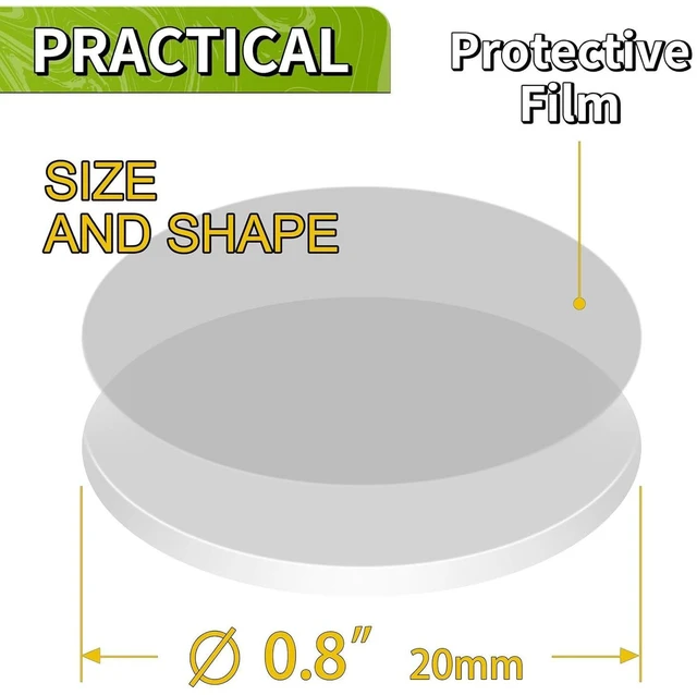 Alt view image 2 of 7 - Piteno 350Pcs Double Sided Adhesive Dots, 0.8" Clear Removable Waterproof No Trace Sticky Mounting Putty