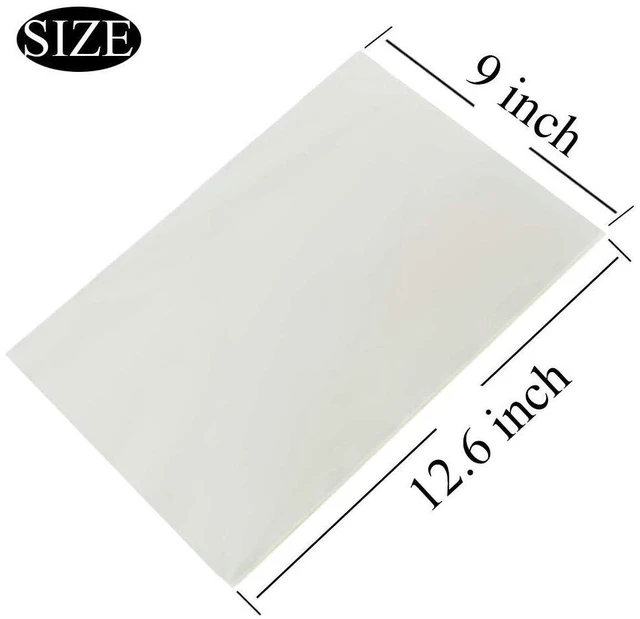 Alt view image 4 of 5 - 50 Count Edible Rectangle Rice And Wafer Paper, 9x12.6 Inches For Candy Packaging Or Food Decoration