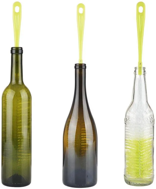 Alt view image 3 of 7 - ALINK 16 Inch Bottle Brush Cleaner for Wine, Beer, Sport Well, Thermos, Glass, Hummingbird Feeder, and Long Narrow Neck Sport Bottles