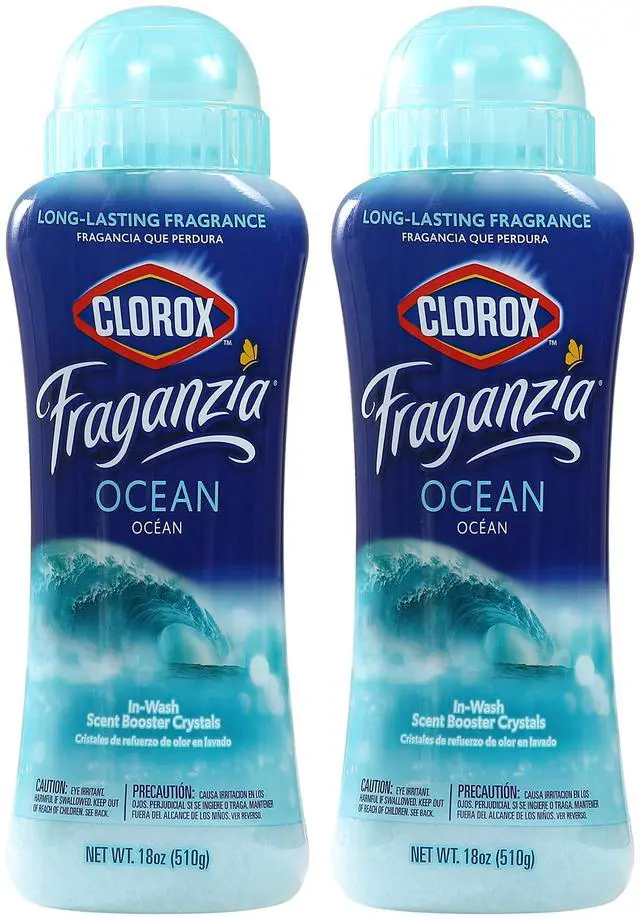 Main image of Clorox Fraganzia In-Wash Scent Booster Crystals, Ocean, 2x18oz
