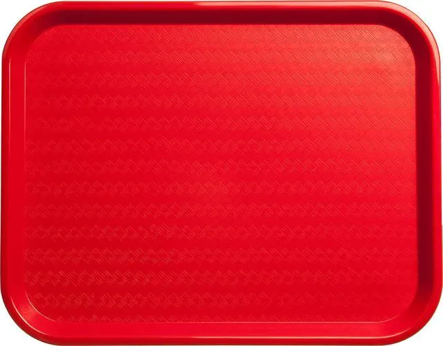 Alt view image 4 of 6 - Carlisle Cafe Tray 14 x 18 1Ct Red