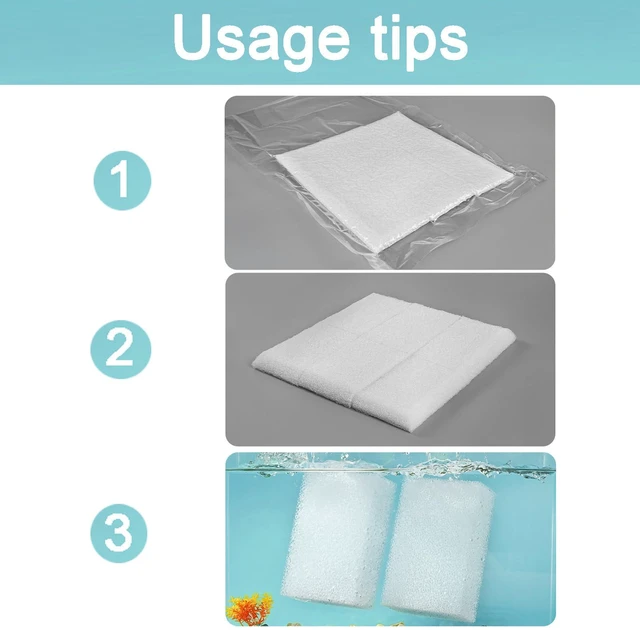 Alt view image 2 of 7 - AQUANEAT 6-Pack Filter Sponge Pads for AquaClear 70, Aquarium Foam Insert, Fish Tank Filter Media