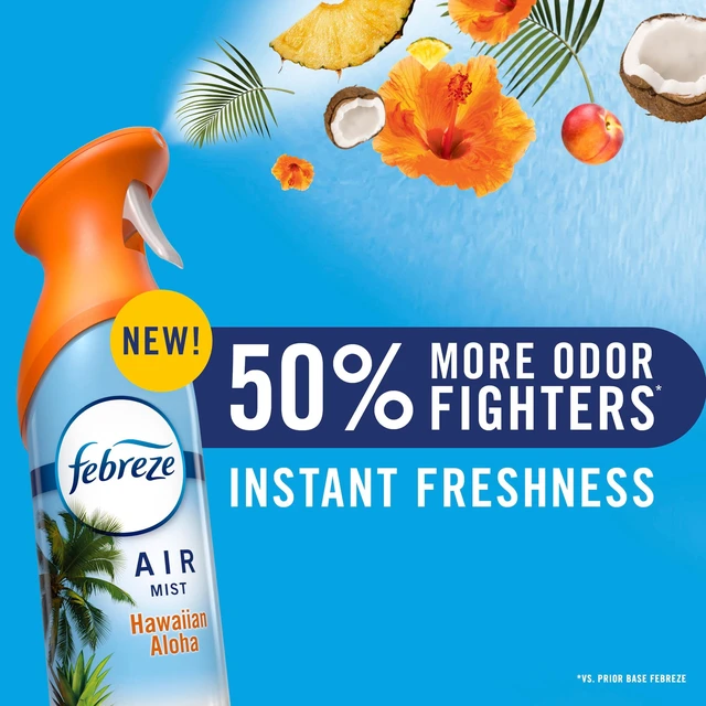 Alt view image 3 of 5 - Febreze Air Mist Air Freshener Spray, Downy April Fresh, 8.1oz, 2 Count