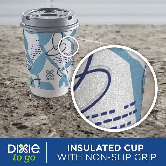 Alt view image 4 of 6 - Dixie To Go Disposable Paper Cups, 12oz, Multi-Color, 20 Count