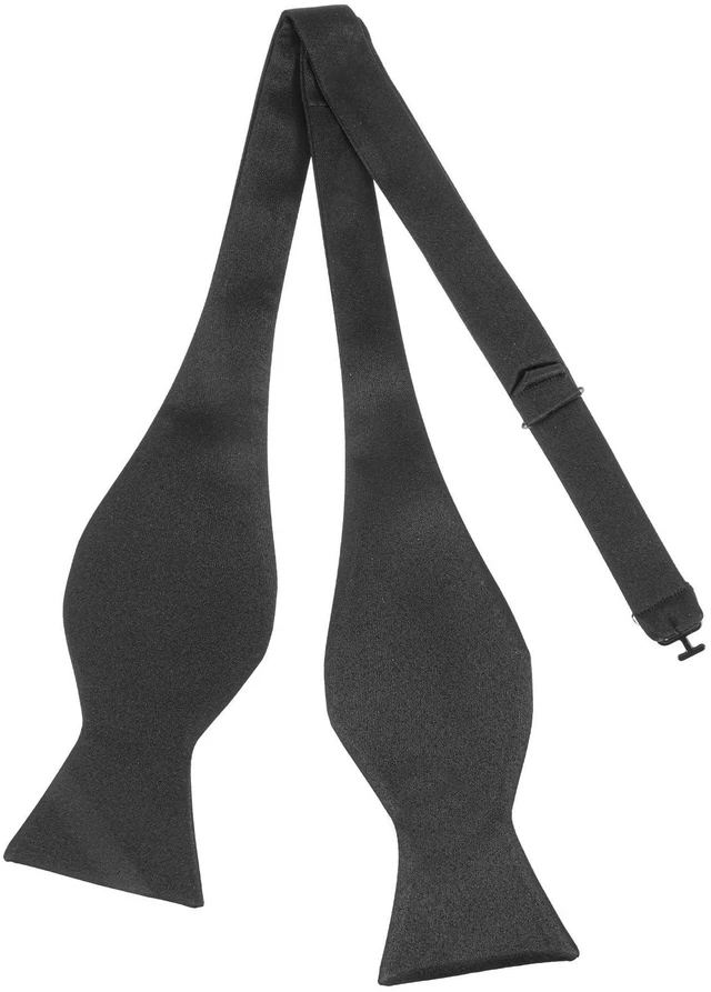 Main image of Mabor Self Tie Bow Tie for Men, Black for Tuxedo Wedding