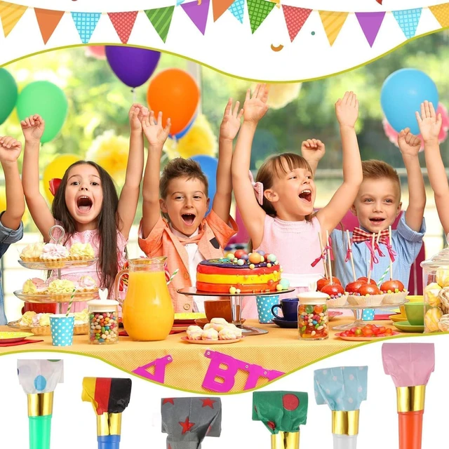Alt view image 5 of 7 - 25PCS Colorful Party Blow Horns Noise Makers Whistles for Birthday New Year Favors
