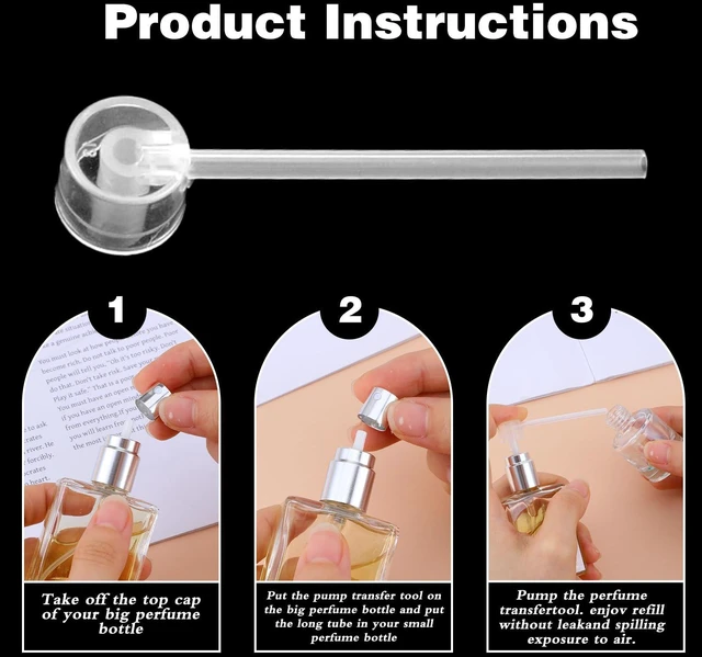 Alt view image 6 of 7 - 3-Piece Perfume Decanter and Refill Tool Kit