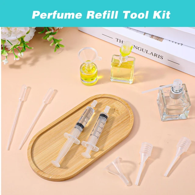 Alt view image 4 of 7 - 3-Piece Perfume Decanter and Refill Tool Kit