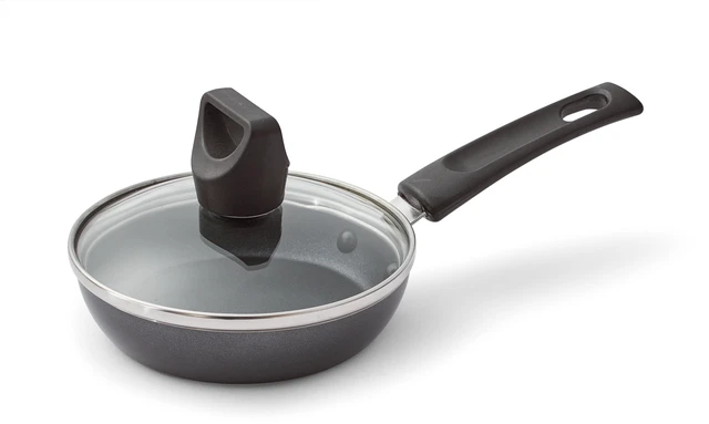Main image of T-fal Easy Care One Egg Wonder Fry Pan, 4.5Inch, Nonstick, Covered, Black