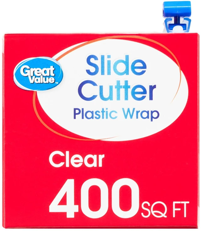 Alt view image 3 of 6 - Great Value Slide Cutter Plastic Wrap, 400sq ft