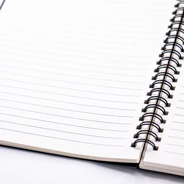 Alt view image 2 of 7 - Ykimok 2 Pack College Ruled Spiral Notebook, Soft Black Cover, 100 Pages, 7.5 x 5.1 Inches
