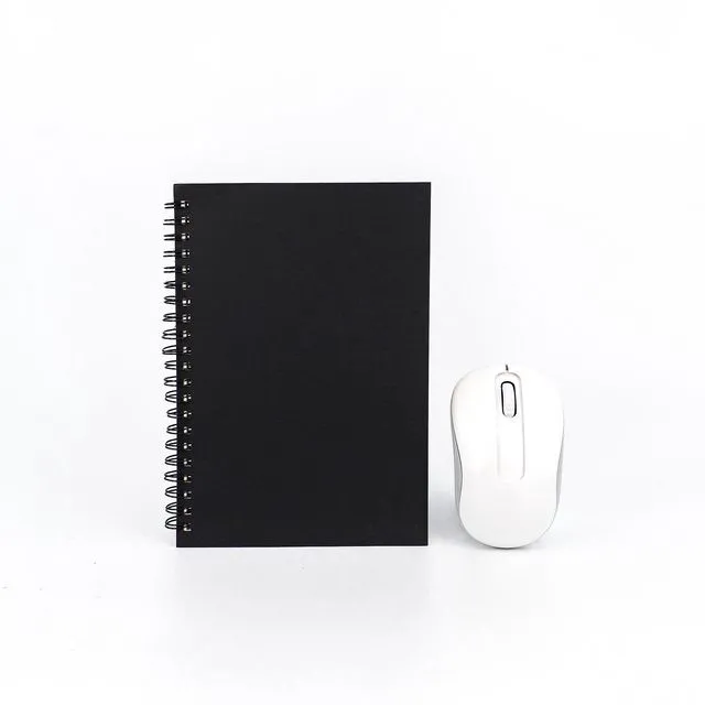 Alt view image 7 of 7 - Ykimok 2 Pack College Ruled Spiral Notebook, Soft Black Cover, 100 Pages, 7.5 x 5.1 Inches