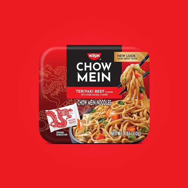 Alt view image 4 of 5 - Nissin Chow Mein Noodles Teriyaki Beef 4oz Pack of 8