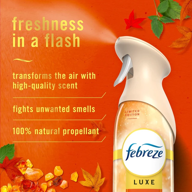 Alt view image 5 of 6 - Febreze Odor-Fighting Air Freshener Spray, Crisp Fall Breeze Air Mist, 8.1 oz, 2ct
