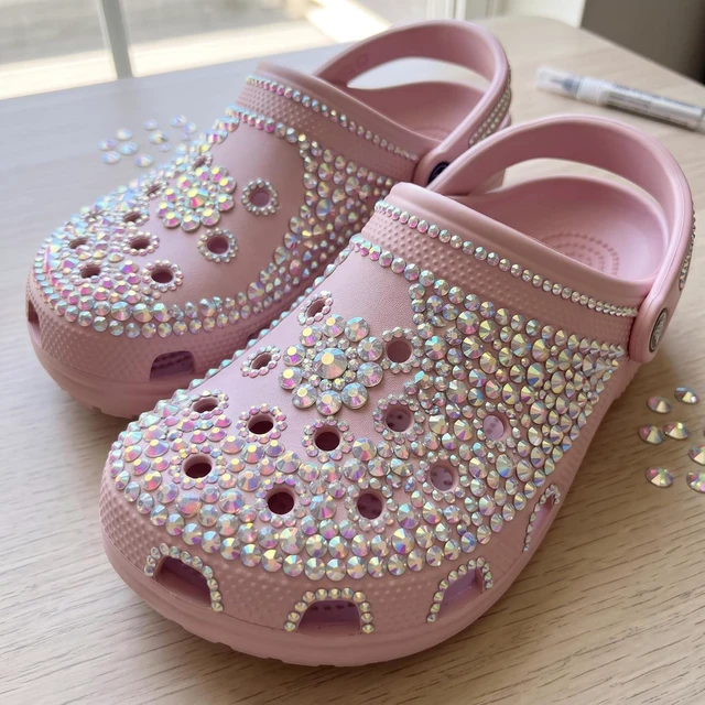 Alt view image 2 of 2 - Bememo 3456Pcs AB Crystal Rhinestones Flat Back Mixed Size Iridescent