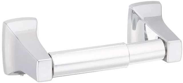 Main image of Moen P5050 Contemporary Chrome Wall Mount Spring Toilet Paper Holder for Bathroom