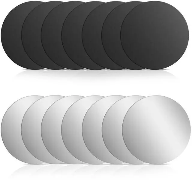 Main image of Bewudy 14PCS Metal Plates for Magnetic Mount, Round Magnet for Phone Case