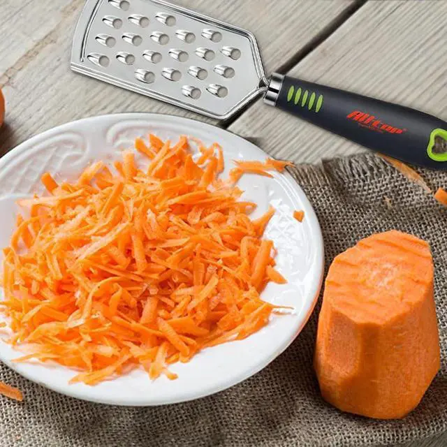 Alt view image 4 of 6 - ALLTOP Stainless Steel Food Graters for Cheese, Nutmeg, Potato, Ginger, Garlic, Citrus - Hand-held Kitchen Zester, Set of 3