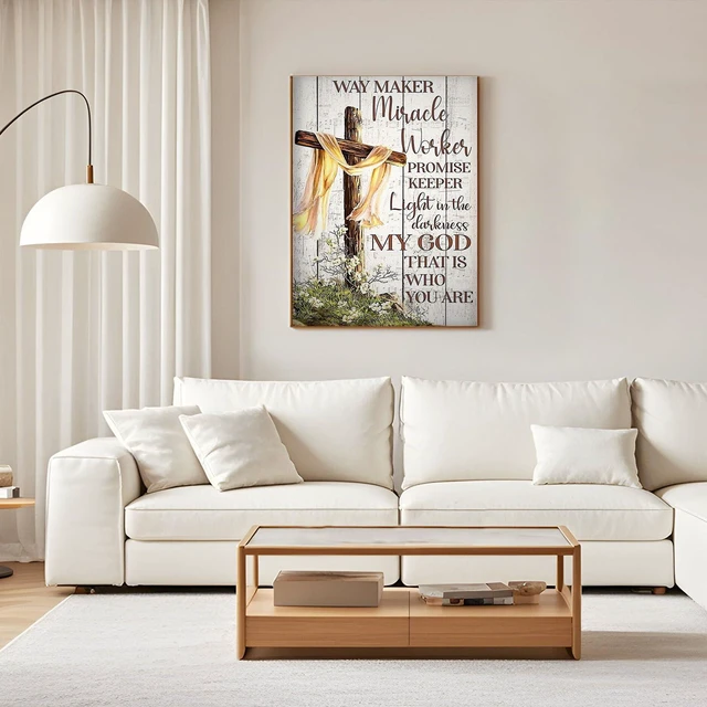 Alt view image 4 of 6 - 5D Christian Cross Diamond Painting Kit for Adults