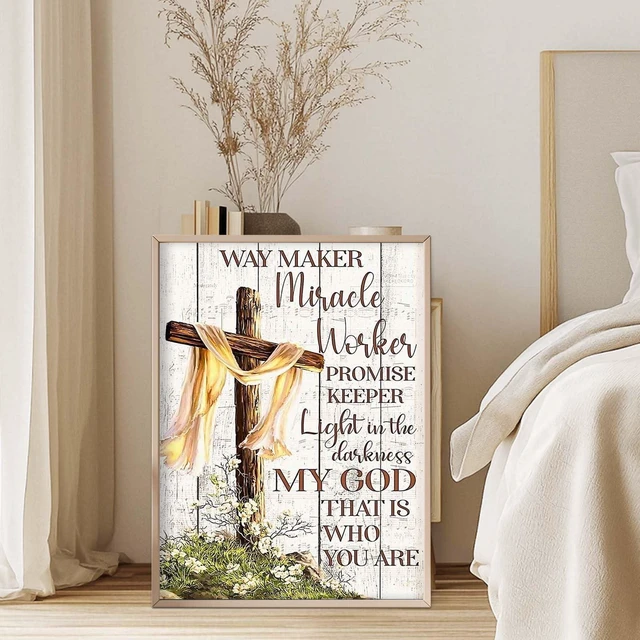 Alt view image 3 of 6 - 5D Christian Cross Diamond Painting Kit for Adults