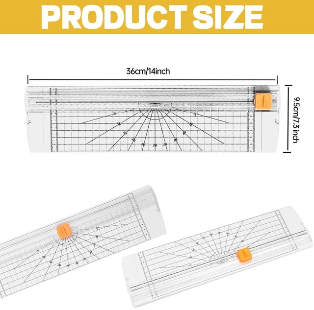 Alt view image 5 of 6 - 14 Inch Paper Cutter Slider Mini Trimmer