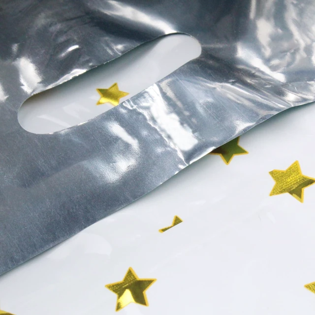 Alt view image 3 of 7 - 25 PCS Gift Bags, Party Favor Bags, 5 Colors with Star Pattern