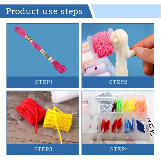 Alt view image 5 of 7 - 24-Compartment Embroidery Floss Organizer