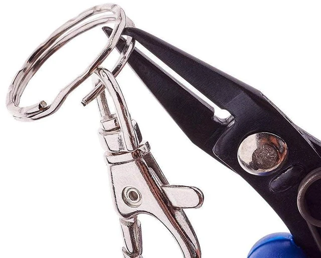 Alt view image 3 of 7 - Beadthoven Split Ring Opening Pliers 140mm Gunmetal Color Jewelry Making Tools for Opening Jump Rings and Key Chains