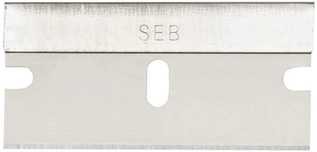 Alt view image 4 of 5 - Amazon Basics Single Edge Razor Blades, 100-Pack, High Carbon Steel, Clam Shell