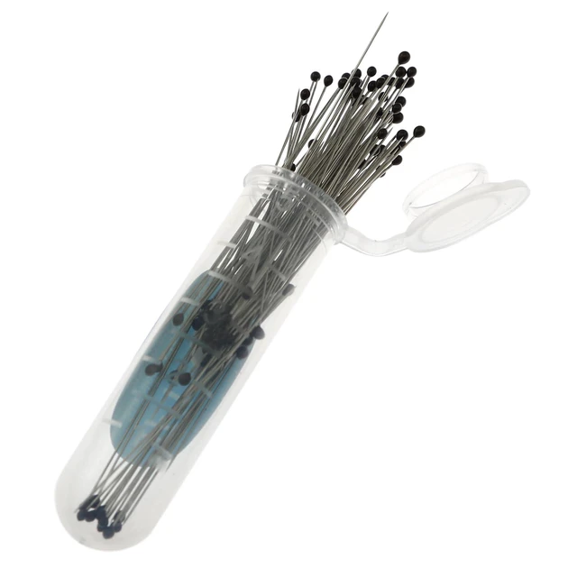 Alt view image 3 of 6 - 40mm 2# Stainless Steel Insect Pins, 100 Pieces for Entomology Dissection Butterfly Collections