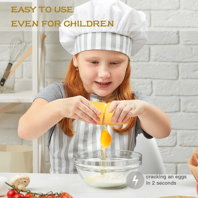 Alt view image 2 of 6 - Egg Shell Opener, Egg Clip for Raw Eggs, Egg Peeler for Hard-Boiled Eggs, Kitchen Gadget to Cut Eggshells