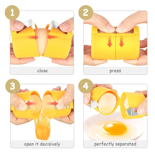Alt view image 4 of 6 - Egg Shell Opener, Egg Clip for Raw Eggs, Egg Peeler for Hard-Boiled Eggs, Kitchen Gadget to Cut Eggshells