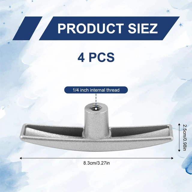 Alt view image 5 of 7 - PEUTIER 2-Pack RV Waste Valve Handle Replacement Compatible with CAMCO