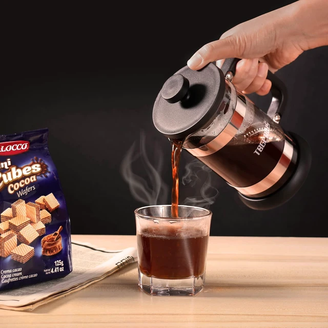 Alt view image 5 of 6 - 21oz French Press Coffee Maker, Thickened Borosilicate Glass