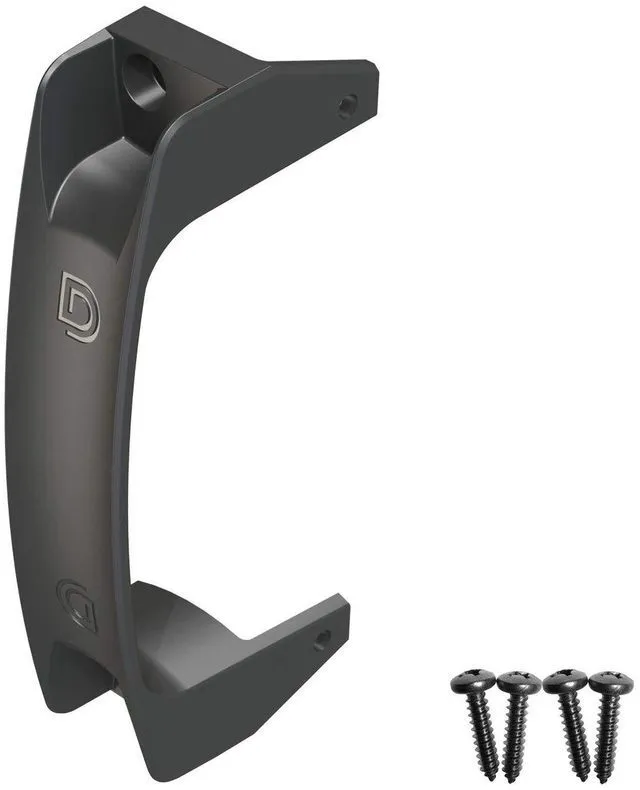 Main image of D&D TECHNOLOGIES LL3GH Gate Handle, Reversible for Left or Right Hand, Side-Fixing Legs for Easy Alignment and Added Strength, for Any Square Post