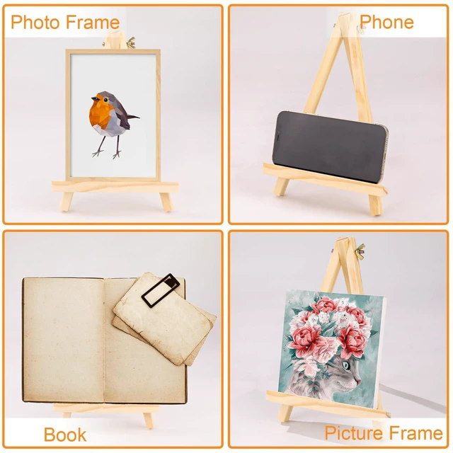 Alt view image 7 of 7 - ESRICH 4PCS 9Inch Easel Stand for Canvas