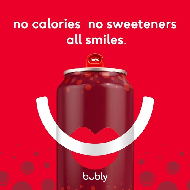 Alt view image 6 of 7 - Bubly Sparkling Water Raspberry 12fl oz Cans (8Pack)
