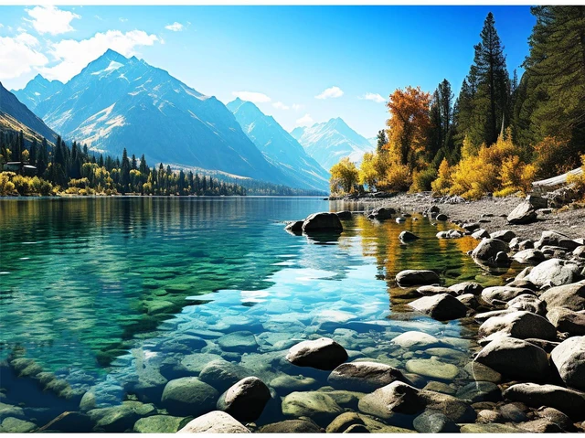 Main image of VOLUVOLU 500 Piece Glacier Park Jigsaw Puzzle