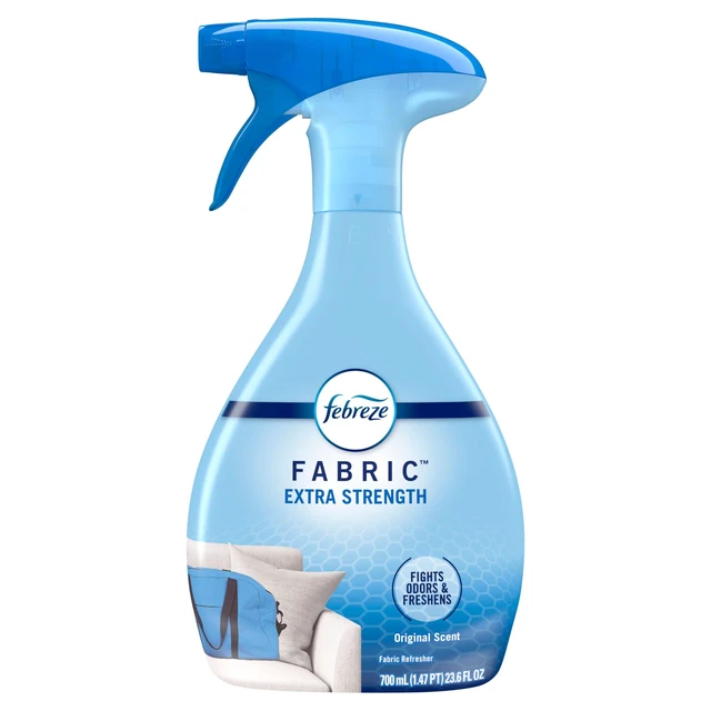 Alt view image 4 of 7 - Febreze Fabric Spray Air Freshener Extra Strength Scent, 23.6 fl oz, Odor-Fighting, Multi-Use, Couch Cleaner, Linen Spray, Sneaker Balls Alternative
