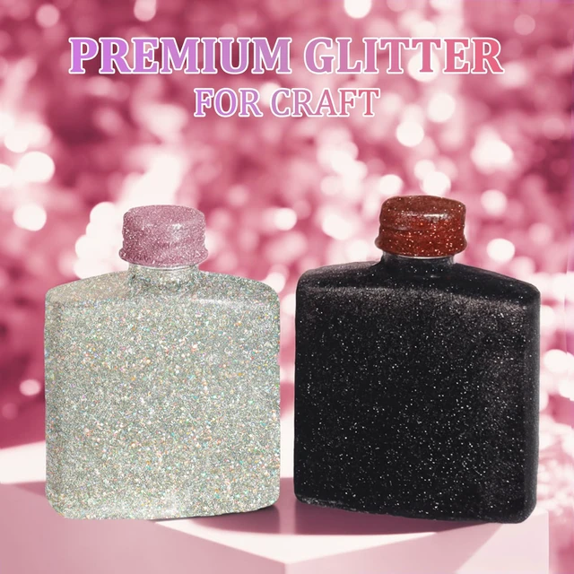 Alt view image 7 of 7 - Renfio Holographic Silver Ultra Fine Glitter Powder for Resin, 3.5oz/100g
