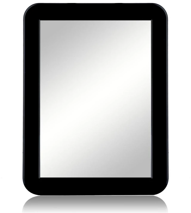 Main image of ARTLYMERS Locker Mirror Magnetic, 5x7 Real Glass, Black