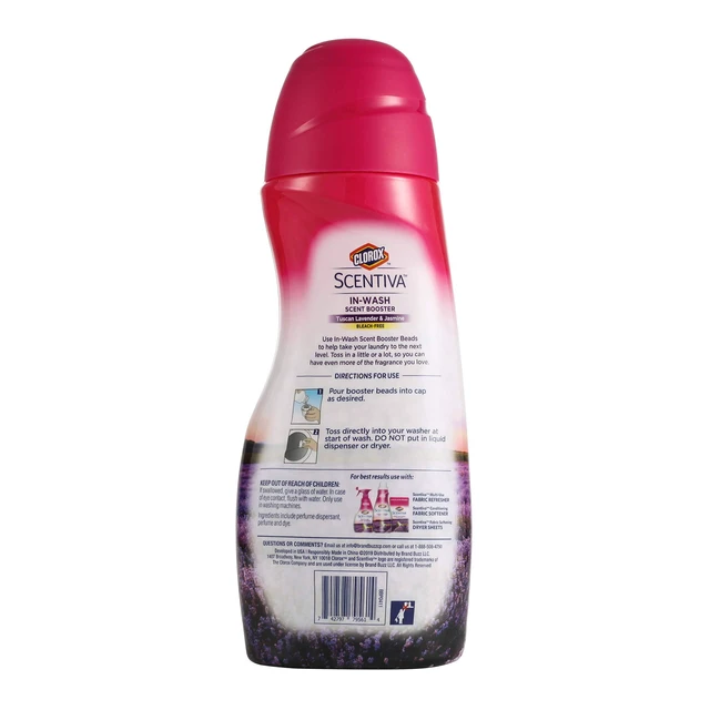 Alt view image 5 of 7 - Clorox Scentiva Scent Booster Beads Tuscan Lavender and Jasmine, 9.7 Oz, In-Wash Fragrance Booster for Clothes, Towels, Linens