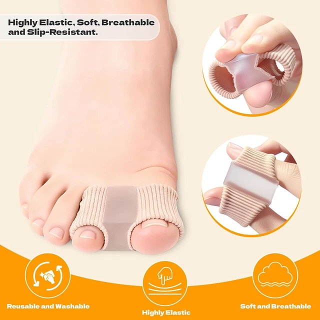 Alt view image 4 of 7 - 4 PCS Toe Spacers for Women and Men